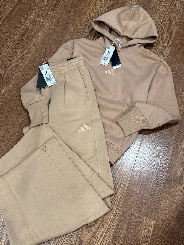 Женский костюм Adidas худи XS, штаны S 3