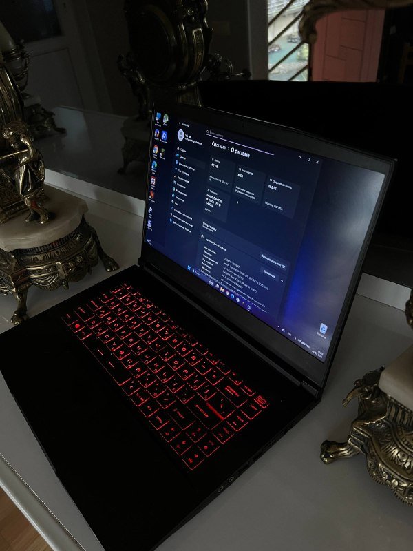 Ноутбук Игровой MSI i5 9300H GTX 1650Ti 16GB NVME 512GB 4