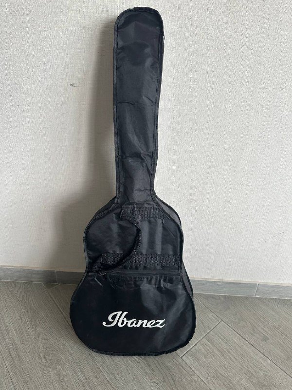 акустическая гитара Ibanez с чехлом, каподастром, медиаторами