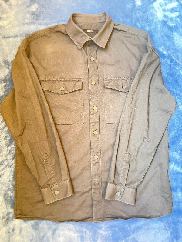 толстовка бежевая, платье кожзам, рубашки темно-серая и светло-серая 4