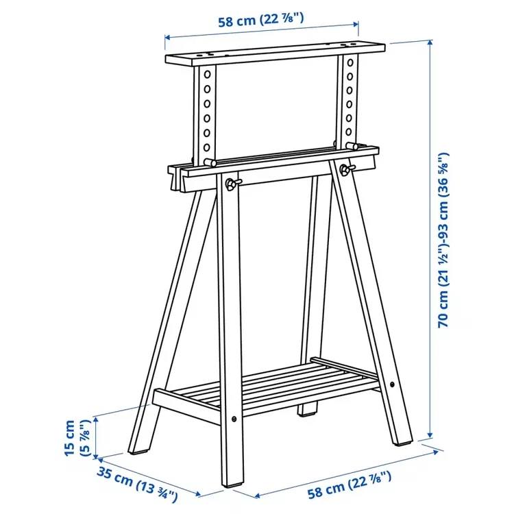 Подстолья IKEA из сосны, столешница из сосны 4