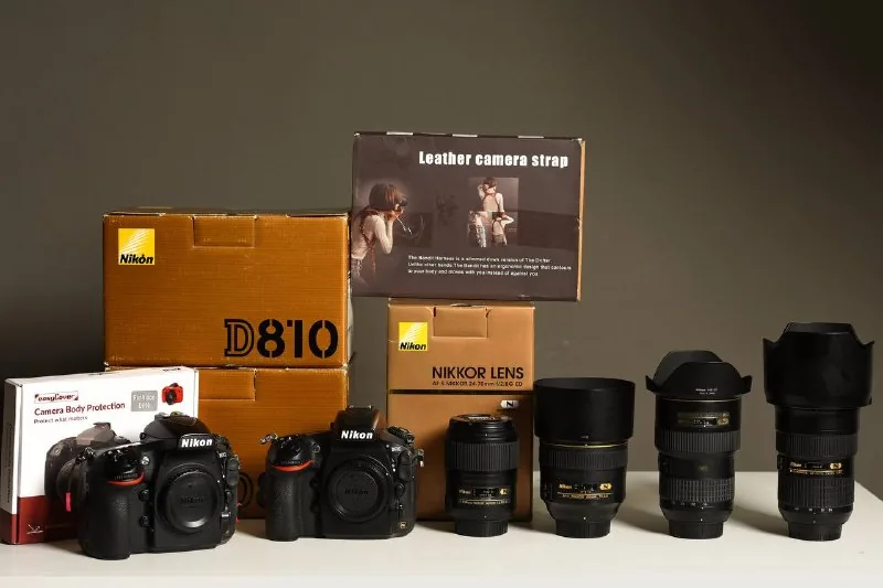Nikon D810, объективы Nikon, ремни для камер 1