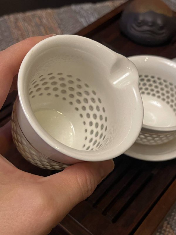 Гайвань и чахай из рисового фарфора 3