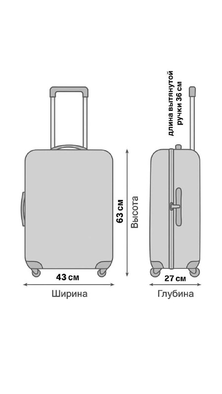 Чемодан Ambassador Classic средний размер 3