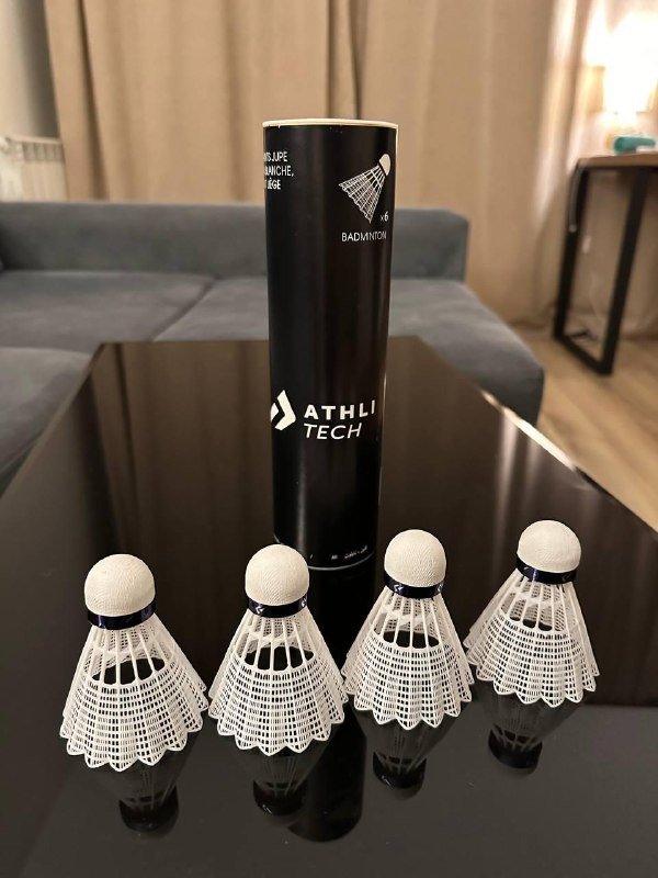 набор из 4 воланчиков для бадминтона