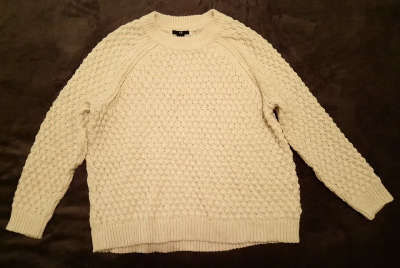 Эффектный теплый свитер кофта H&M