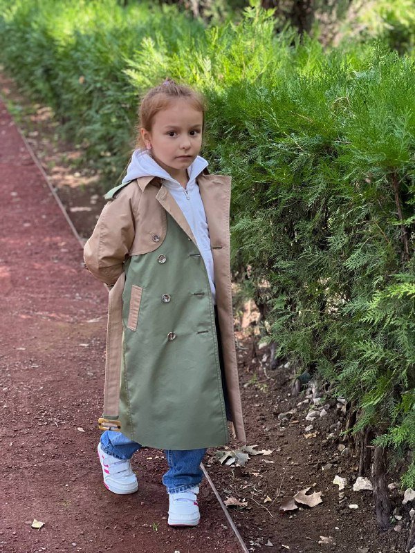 Тренч для девочки 116-122 см