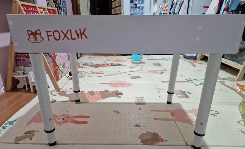 Интерактивный стол-песочница Foxlik, книги по английскому 4