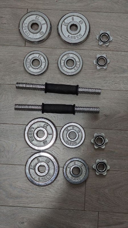 Наборные гантели 10 кг, 2 шт. 2