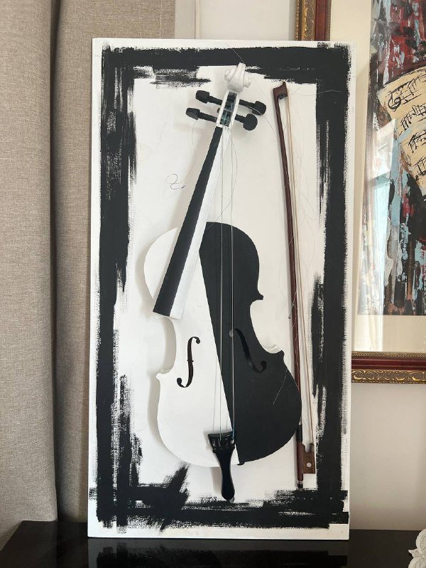 Интерьерное панно Скрипка Картина 3