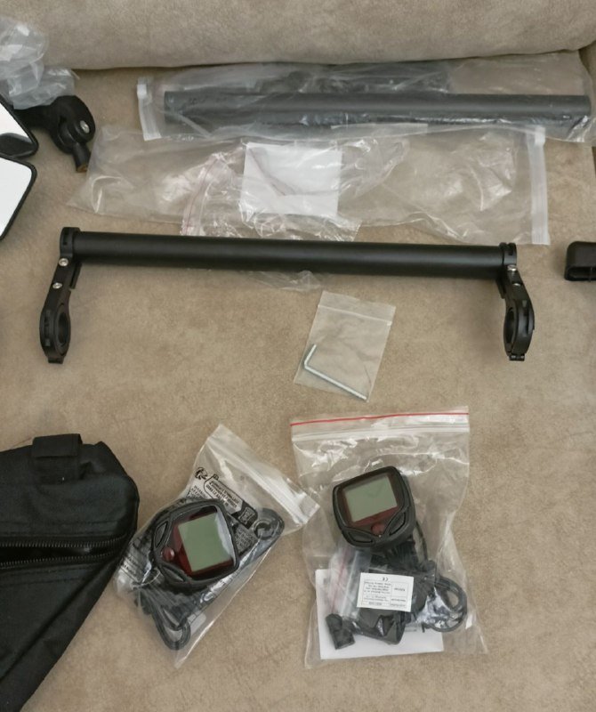 Велотовары: крепления, сумки, фонари, насосы, звонки, спидометры 5