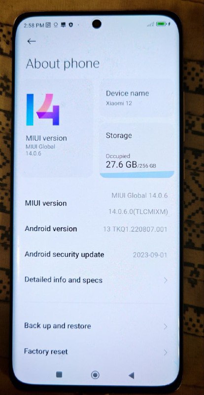 Смартфон Xiaomi 12 12/256GB 4