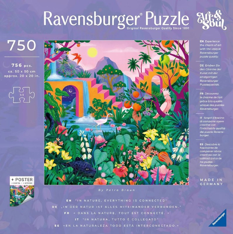 Паззл Ravensburger 750 деталей Art&Soul 2