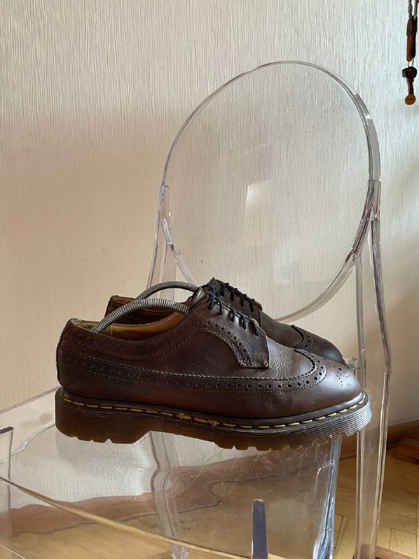 Винтажные коричневые ботинки броги Dr. Martens 3989 Brogue
