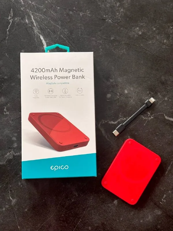 Epico магнитный беспроводной Power Bank, MOYE Aurora лампа с часами и зарядкой 1
