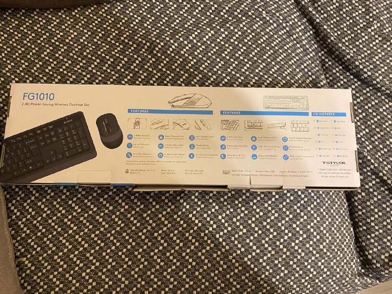 Беспроводная клавиатура и мышка A4Tech 2