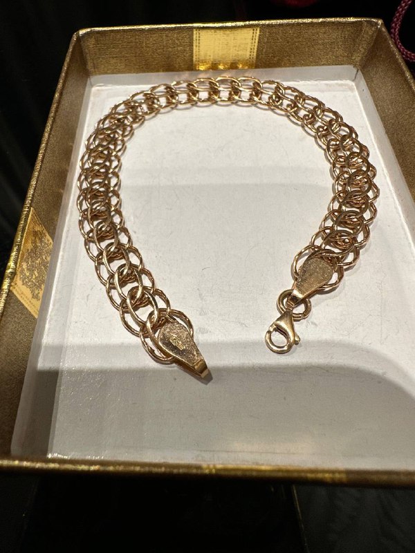 Золотой браслет 585 пробы 9.50 грамм 4