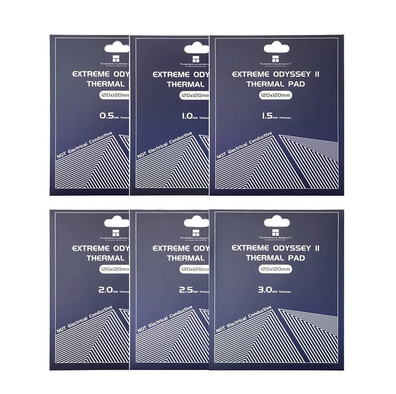 Оригинальные термопасты MX-4 и термопрокладки Thermalright Extreme Odyssey II 2