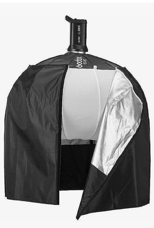 Моноблок Godox QT400IIIM, Стойка GreenBean C-Stand, Софтбокс Godox CS65D, Вентилятор Ballu BIF 8B