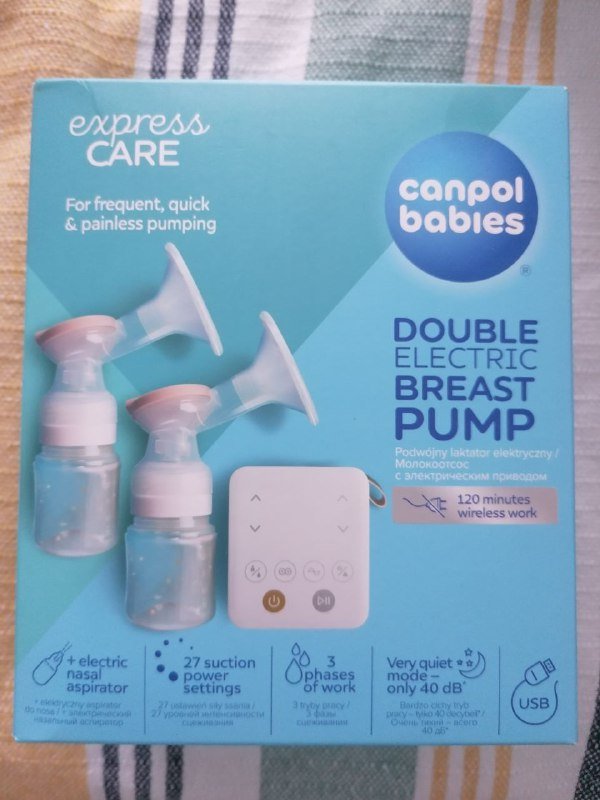 Молокоотсос электрический на две груди