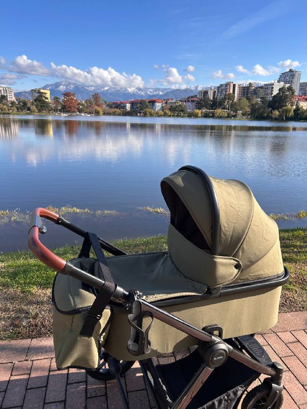 Коляска 2 в 1 Burbay люлька и прогулочный блок 2