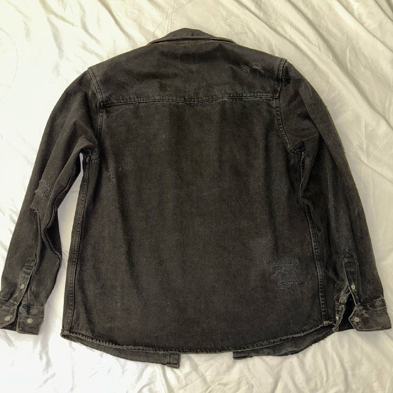 Мужская джинсовка ZARA Relaxed Fit черная L 2