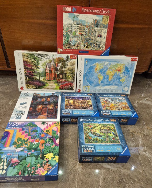 Пазлы Ravensburger 368 и 1000 элементов 7