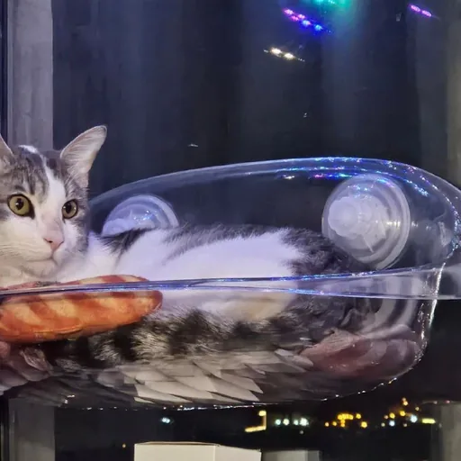 Амур и Гудини, коты