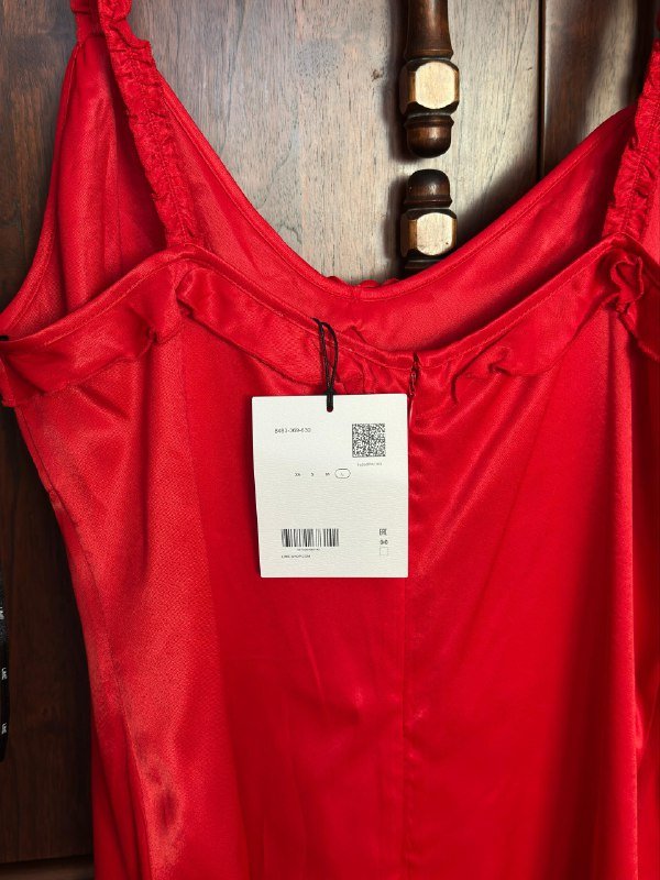 Красно-оранжевое платье Lime размер L новое с этикеткой 4
