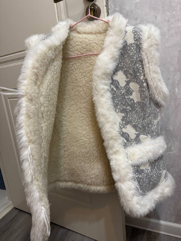 Душегрейка с овечьим мехом 2