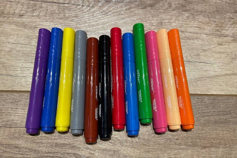 Фломастеры моющие 12 шт