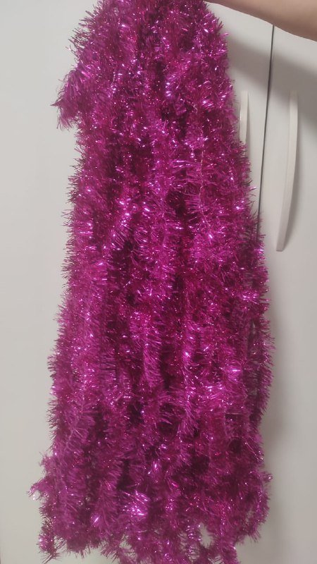 Новогодние гирлянды бордового цвета 2 метра 2