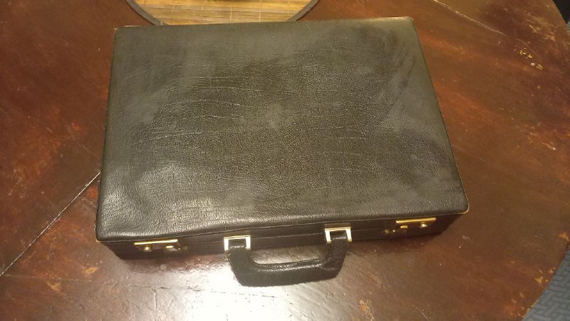 Кожаный дипломат 2