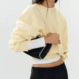 Две толстовки Zara Basic, розовая и желтая, размер S 1