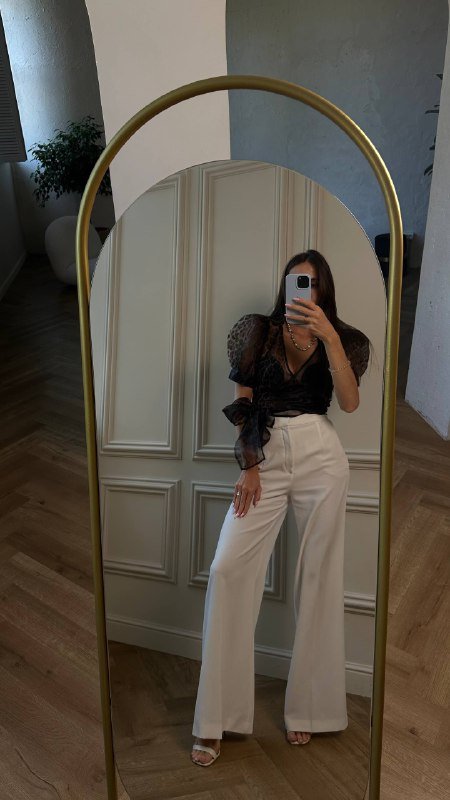 Топ на запах из органзы S-M