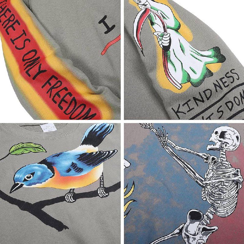 Мужской свитшот Rare Kanye West I Am Loving Awareness размер M-L 4