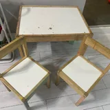 Детский стол и два стульчика IKEA LÄTT 2