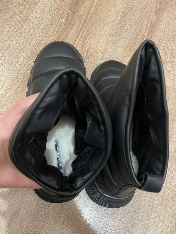 Кожаные зимние угги размер 39 3