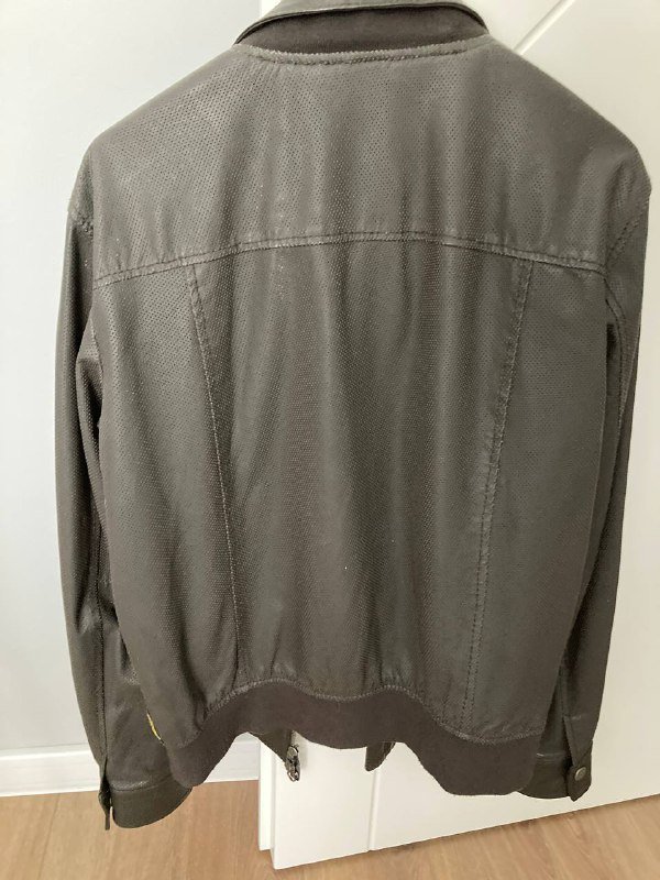 Куртка кожаная armani jeans, шуба белая норка, шуба коричневая бобер 6