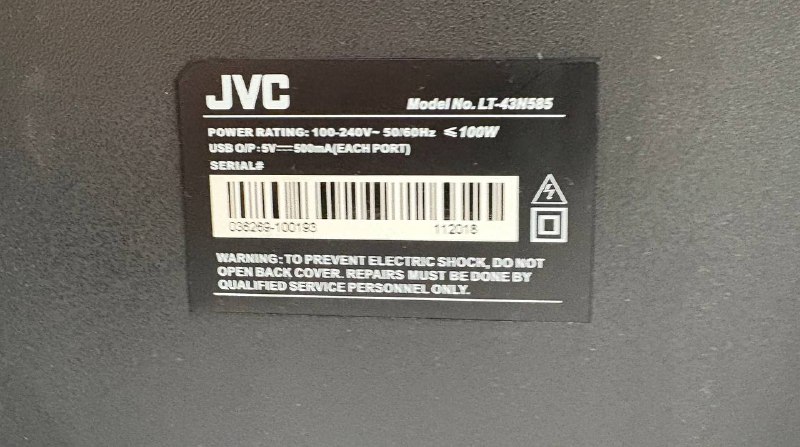 Телевизор JVC 43 дюйма 2