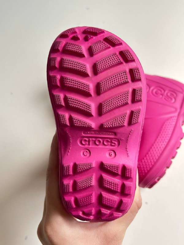 Сапоги Crocs детские C6 розовые 3