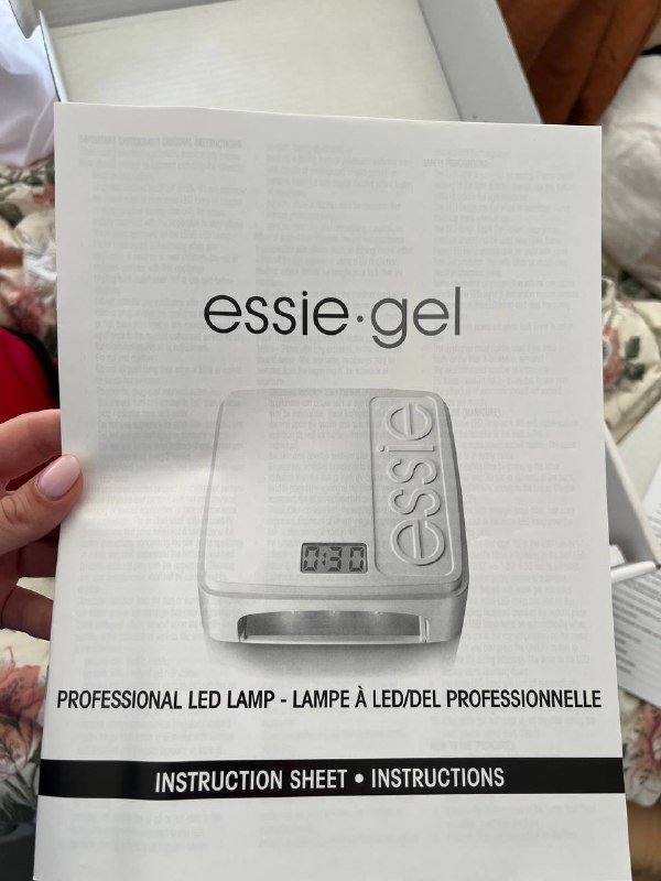 ESSIE GEL профессиональная LED лампа для гель-лака 7