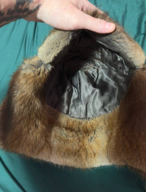 Шапка-ушанка классический советский винтаж натуральный мех 5