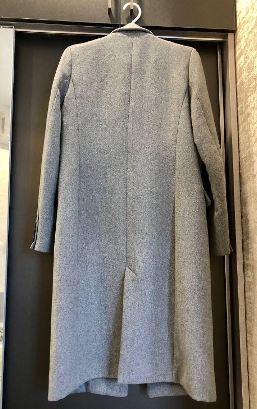 Пальто Stradivarius XS осень полиэстер шерсть 5