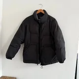 Leather jacket, warm jacket with ties 2