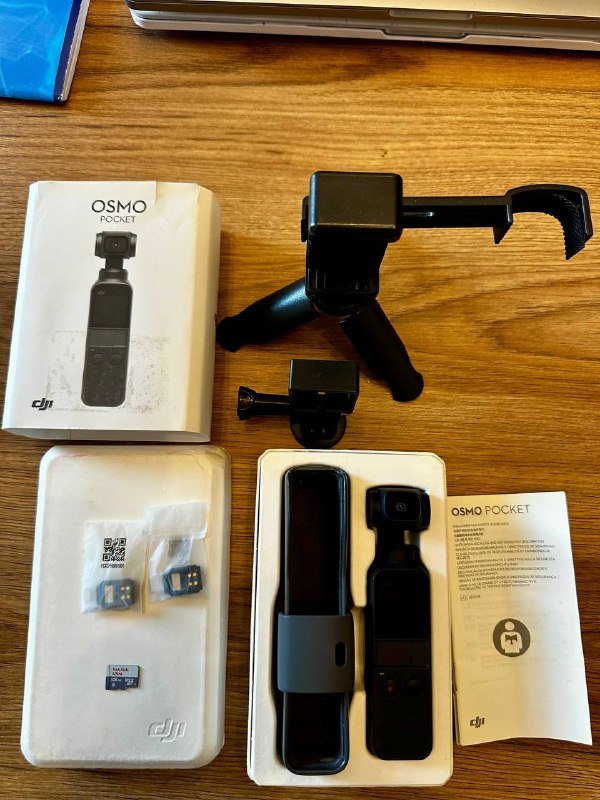 Dul osmo pocket камера, переходники, чехол, карта памяти 128GB