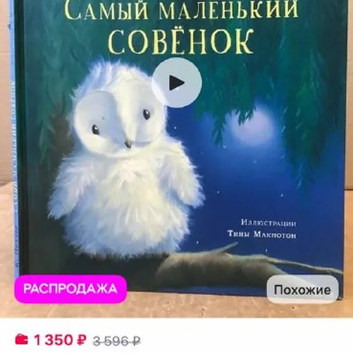 Книга «Самый маленький совенок»
