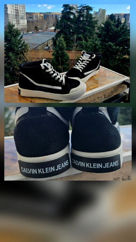 Кроссовки CALVIN KLEIN JEANS натуральная кожа замш размер 40