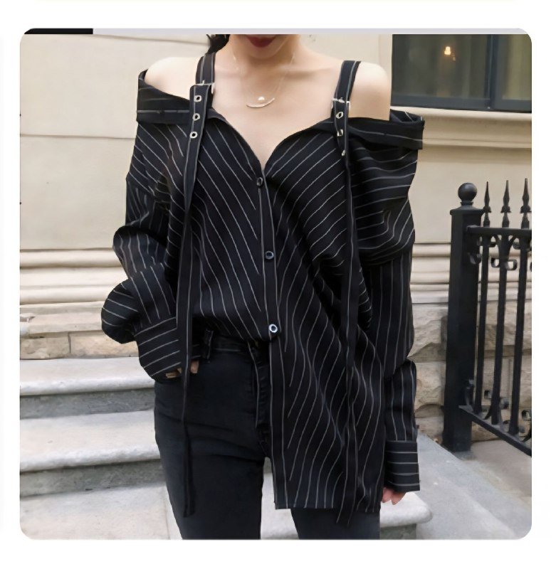 Топ, рубашка, платье, розовые и черные штаны 2