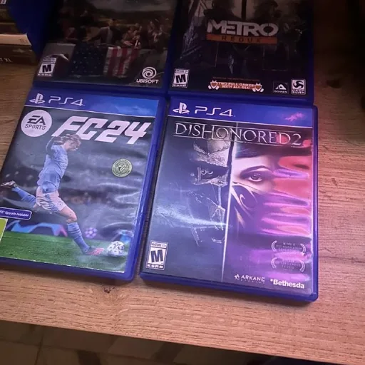 Игры для PS4, FC24, Metro 2033 Redux, Far Cry 5, Dishonored 2